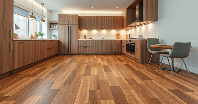 Piso Amadeirado para Cozinha: Estilo e Funcionalidade em Seu Espaço Piso Amadeirado para Cozinha: Estilo e Funcionalidade em Seu Espaço