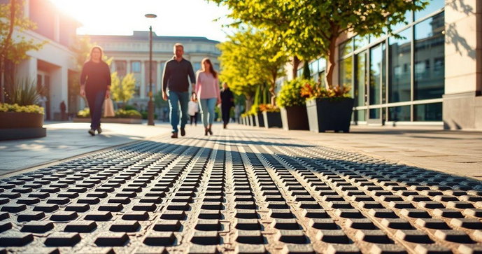 Piso tátil de borracha é solução ideal para acessibilidade e segurança Piso tátil de borracha é solução ideal para acessibilidade e segurança