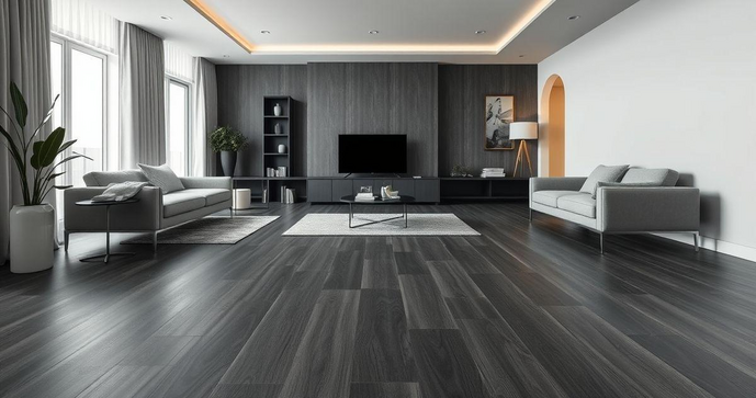Piso Vinílico Cinza Escuro: A Escolha Perfeita para Ambientes Modernos e Elegantes Piso Vinílico Cinza Escuro: A Escolha Perfeita para Ambientes Modernos e Elegantes