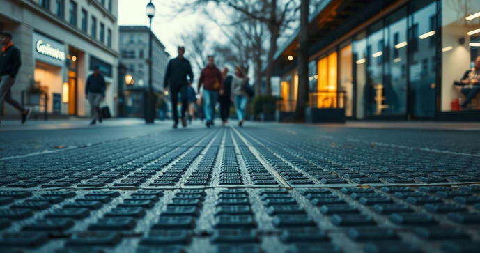 Piso tátil de borracha: segurança e acessibilidade em ambientes públicos Piso tátil de borracha: segurança e acessibilidade em ambientes públicos
