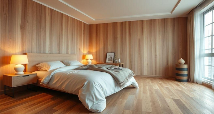 Transforme Seu Quarto com o Charme do Piso Amadeirado: Dicas e Inspirações para um Ambiente Aconchegante