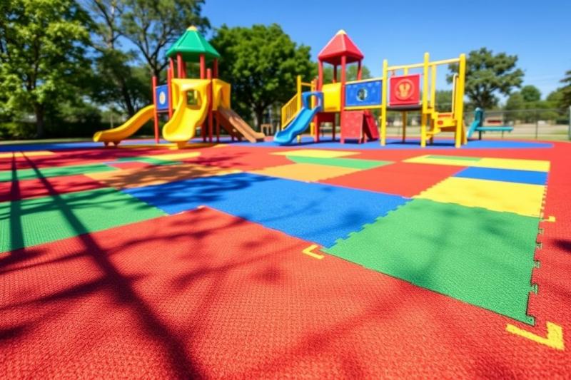 Pisos Emborrachados Playground Garantem Segurança e Diversão